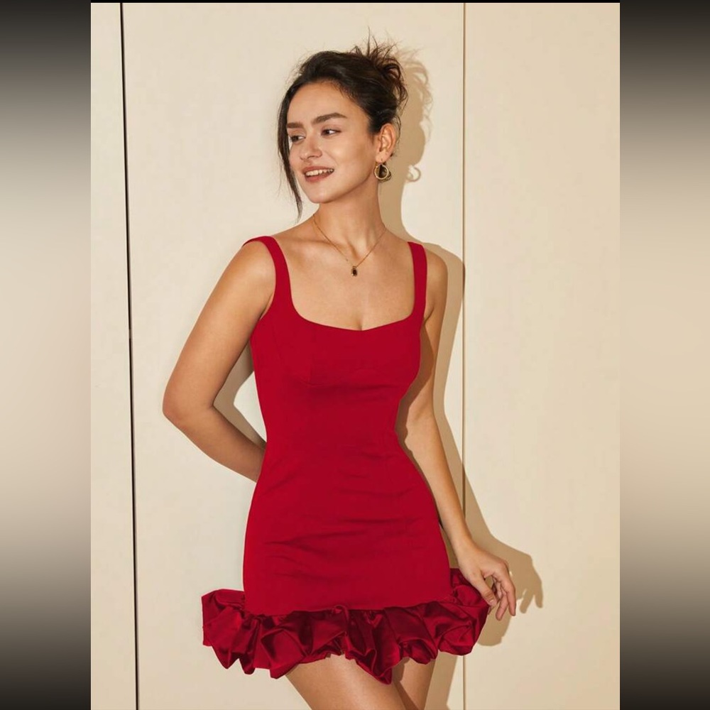 Red Dress : Red Dress for party, Red Dress for dinner date Red Dress for brunch